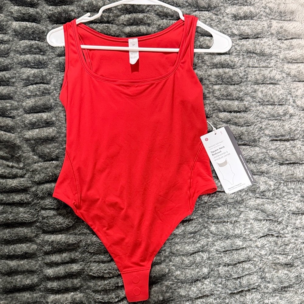 Lululemon Red Bodysuit